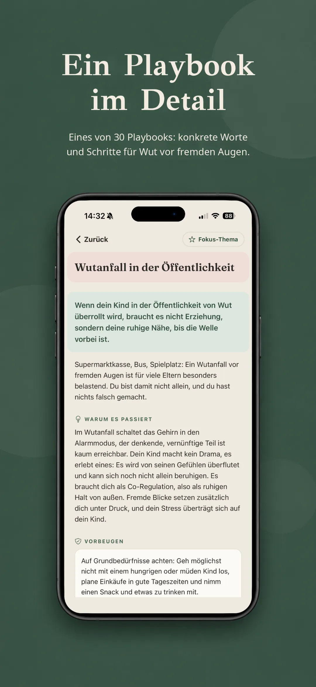 Situations-Playbook: konkrete Worte für den Wutanfall